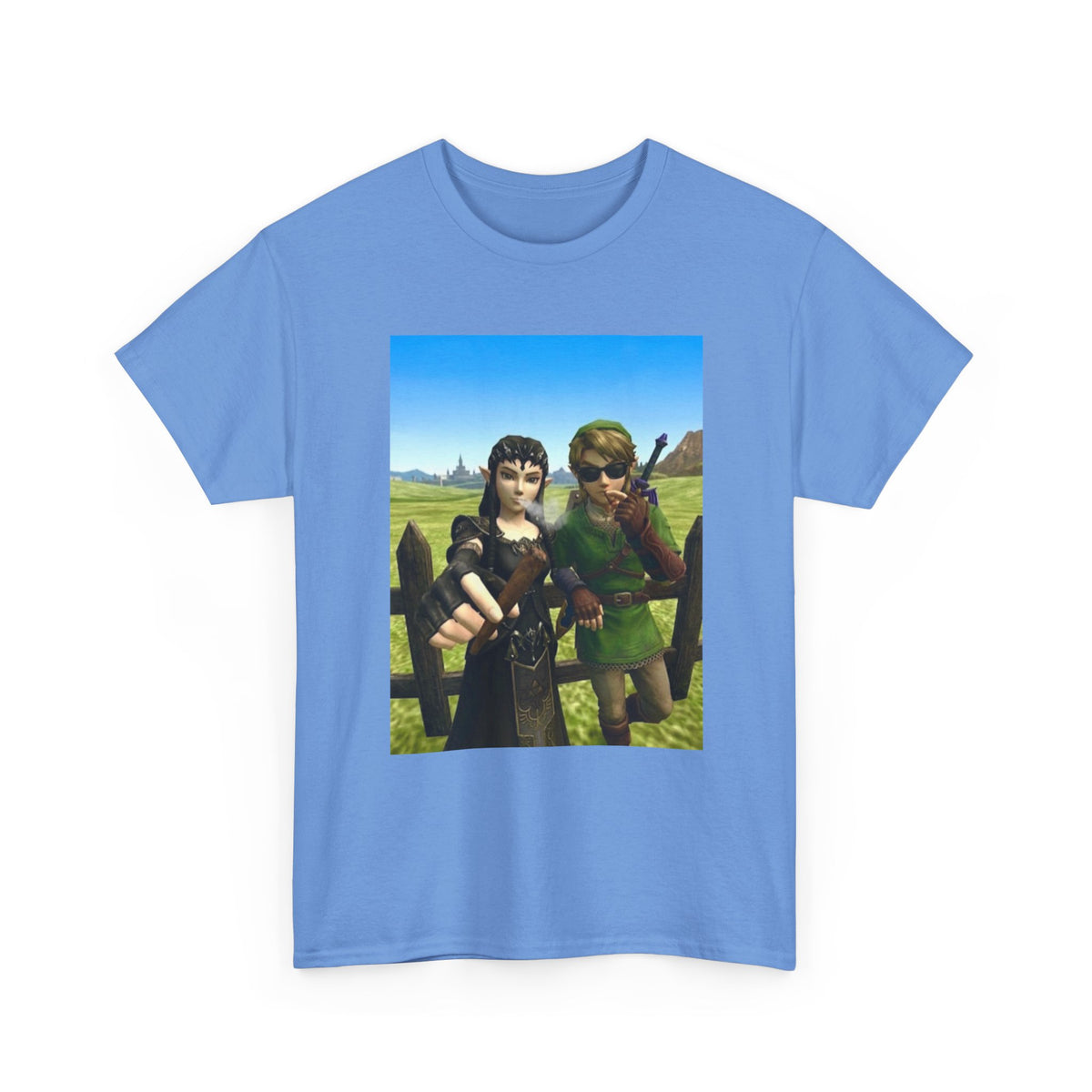 Link And Midna Smoking Blunts Tee