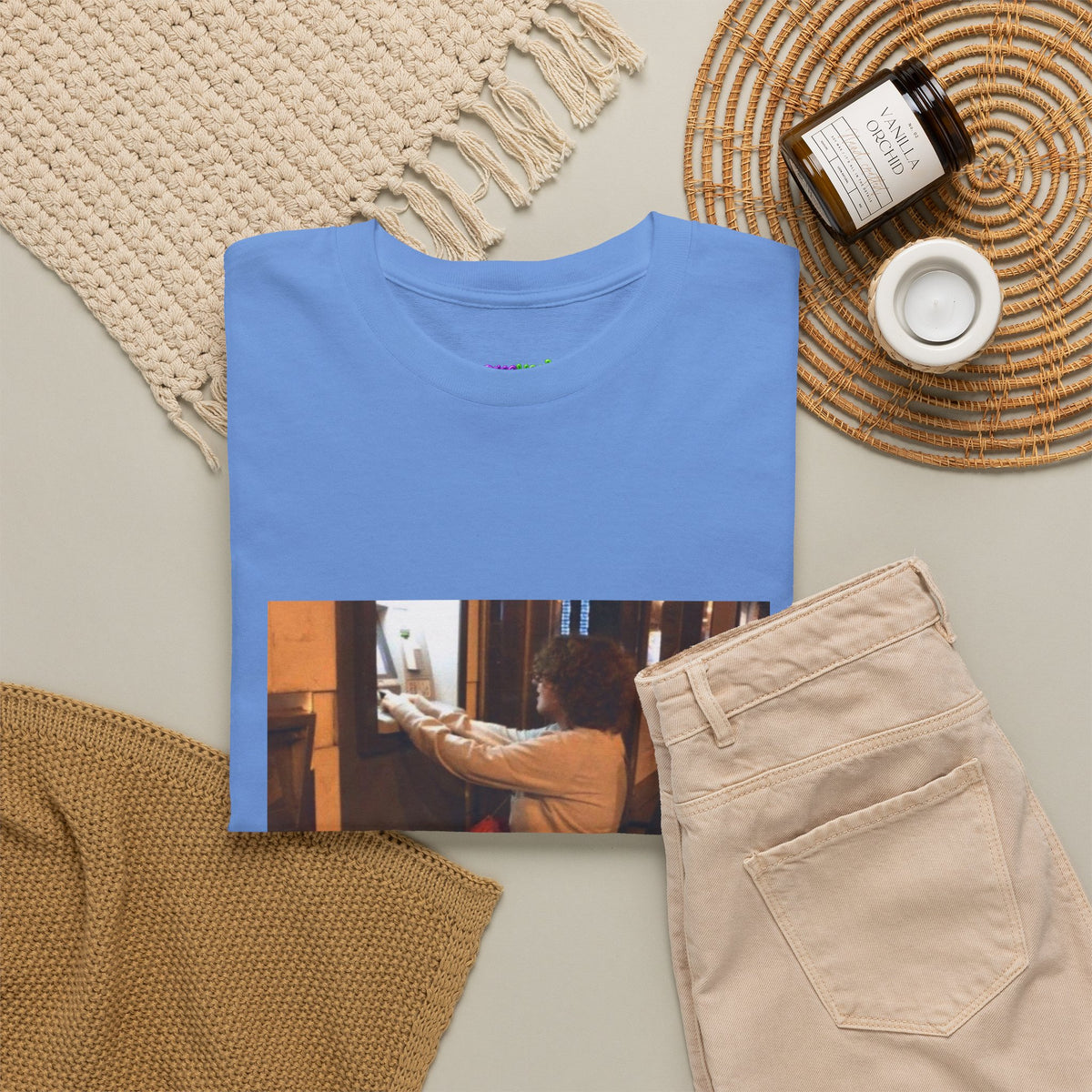 Gravity Defying Green Graphic Tee