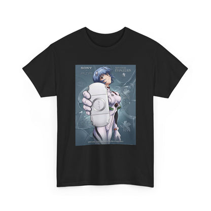 Rei Ayanami Holds PSP Collaboration Tee