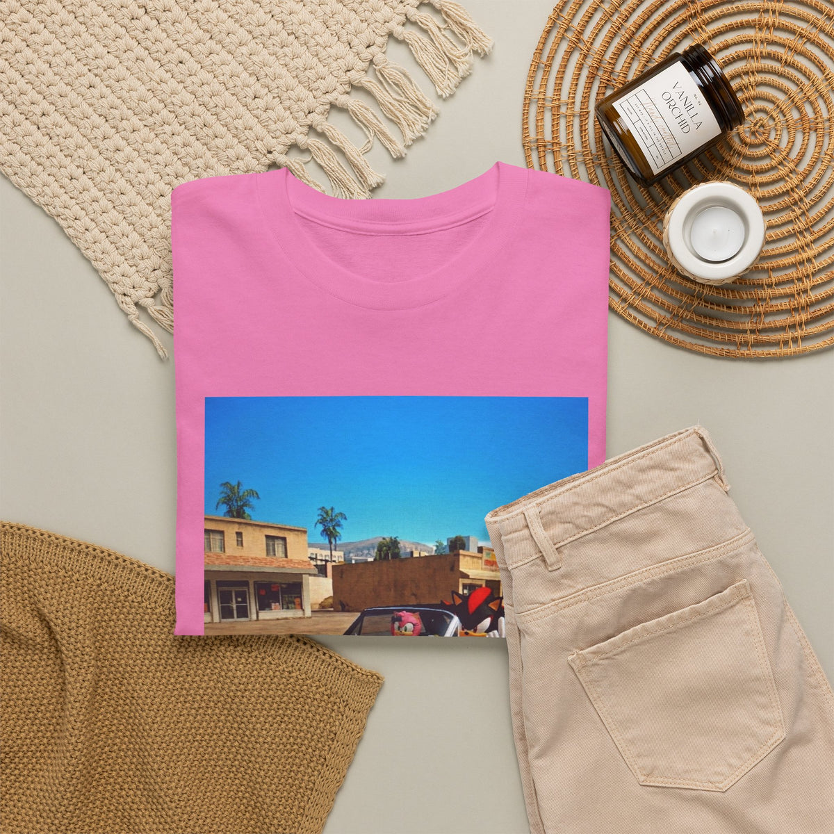 Shadow and Amy Cruising Lowrider Tee