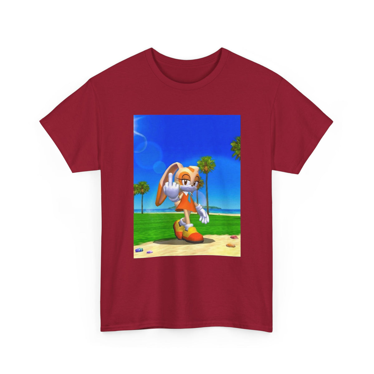 Cream The Rabbit Giving The Finger Tee