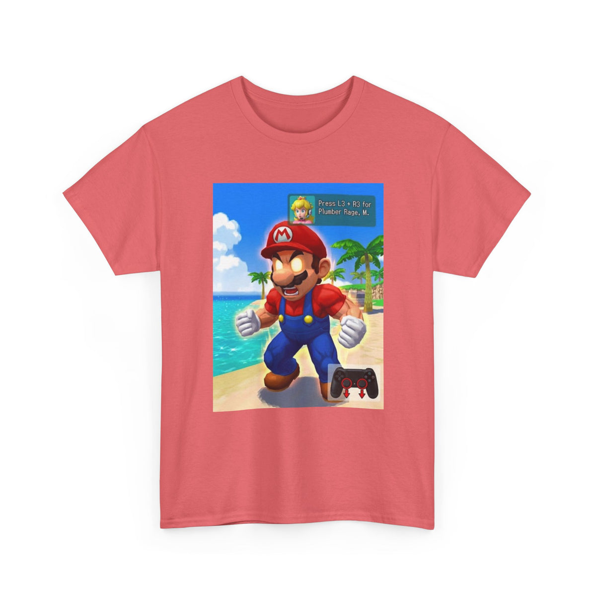 Mario's Plumber Rage Beach Tee