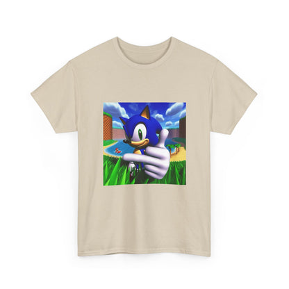 Sonic Giving Thumbs Up With Mario