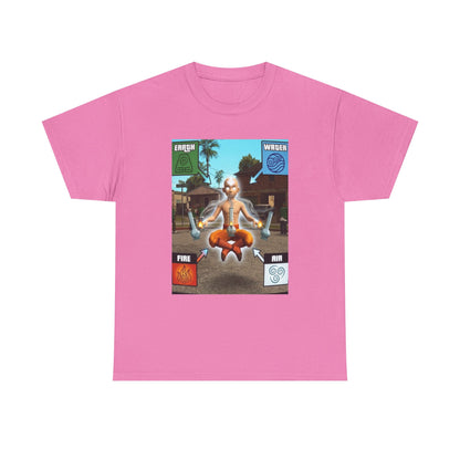 Avatar Aang Element Bending With Bongs Tee