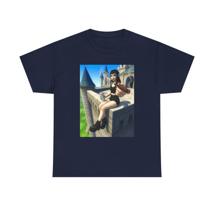 Elf Babe Chilling With Cigar And Drink Tee