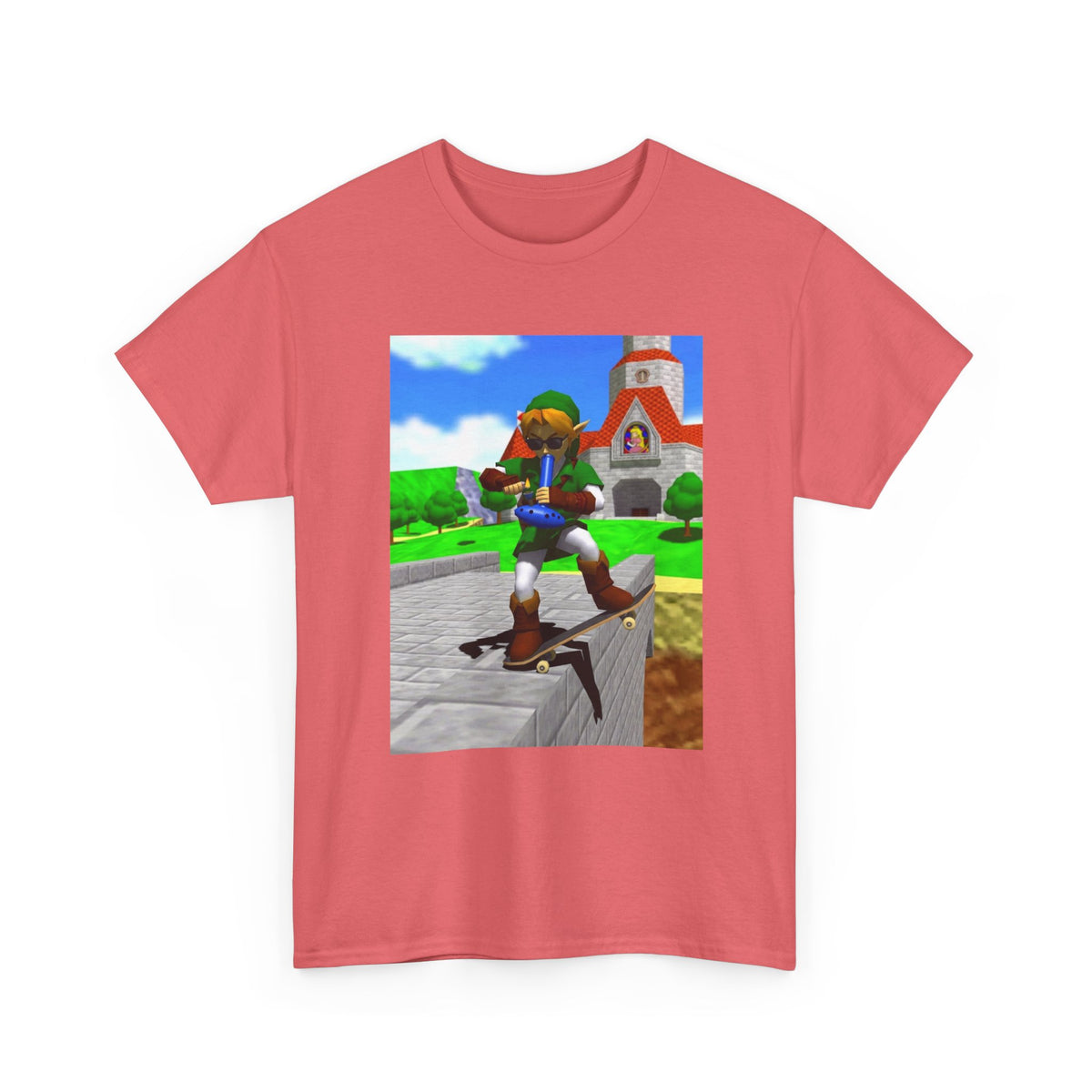 Stoner Link On Skateboard With Ocarina Bong