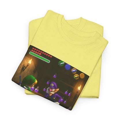 Waluigi Deals Purple Potions To Link