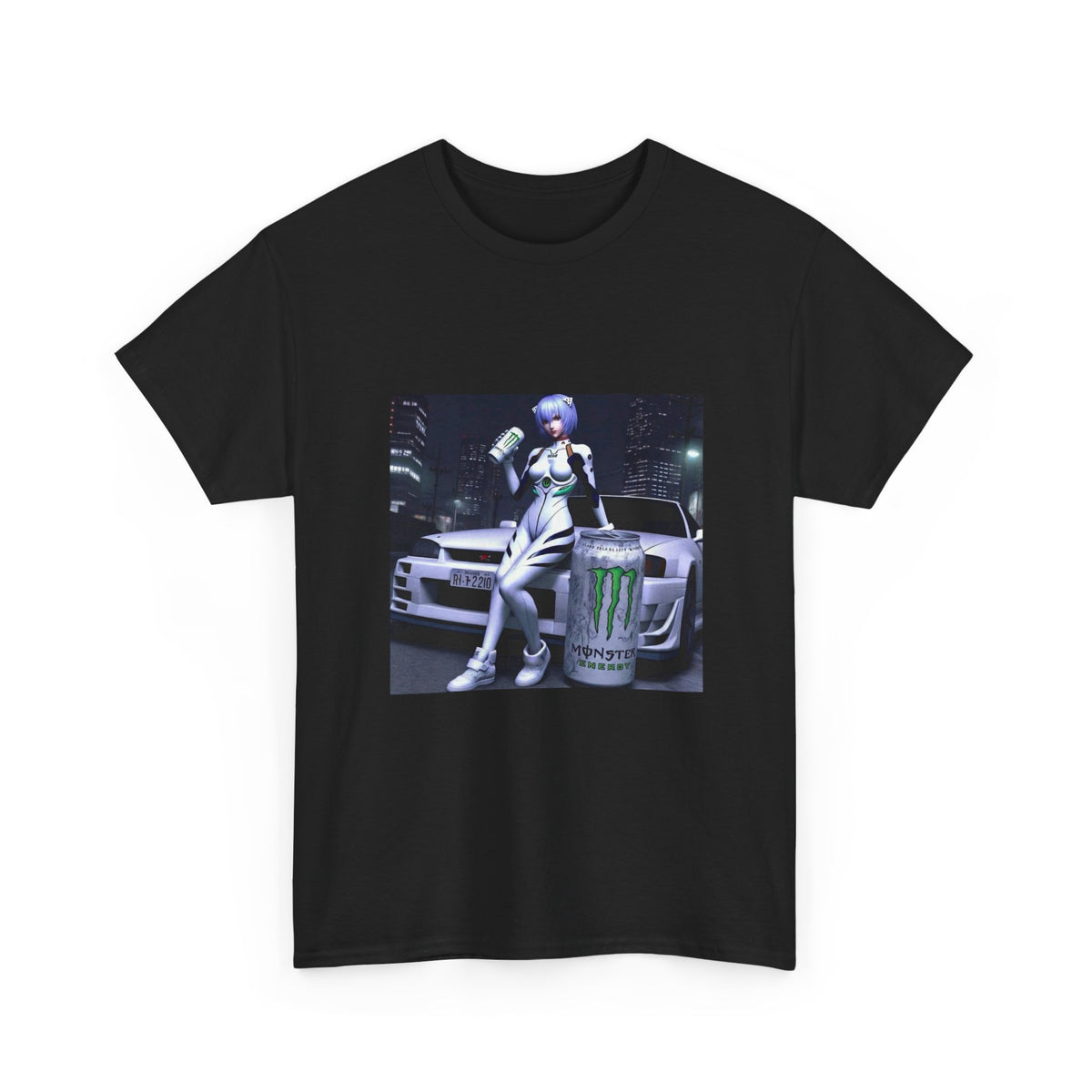 Rei Ayanami And Monster Energy Street Scene