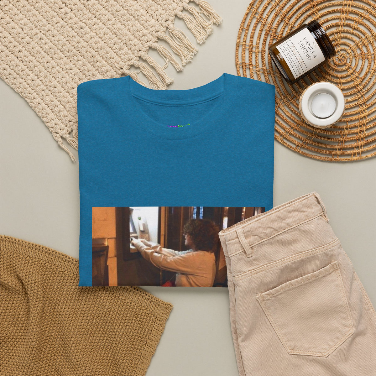 Gravity Defying Green Graphic Tee