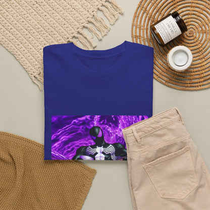 Symbiote Spider-Man Chilling with Lean Tee
