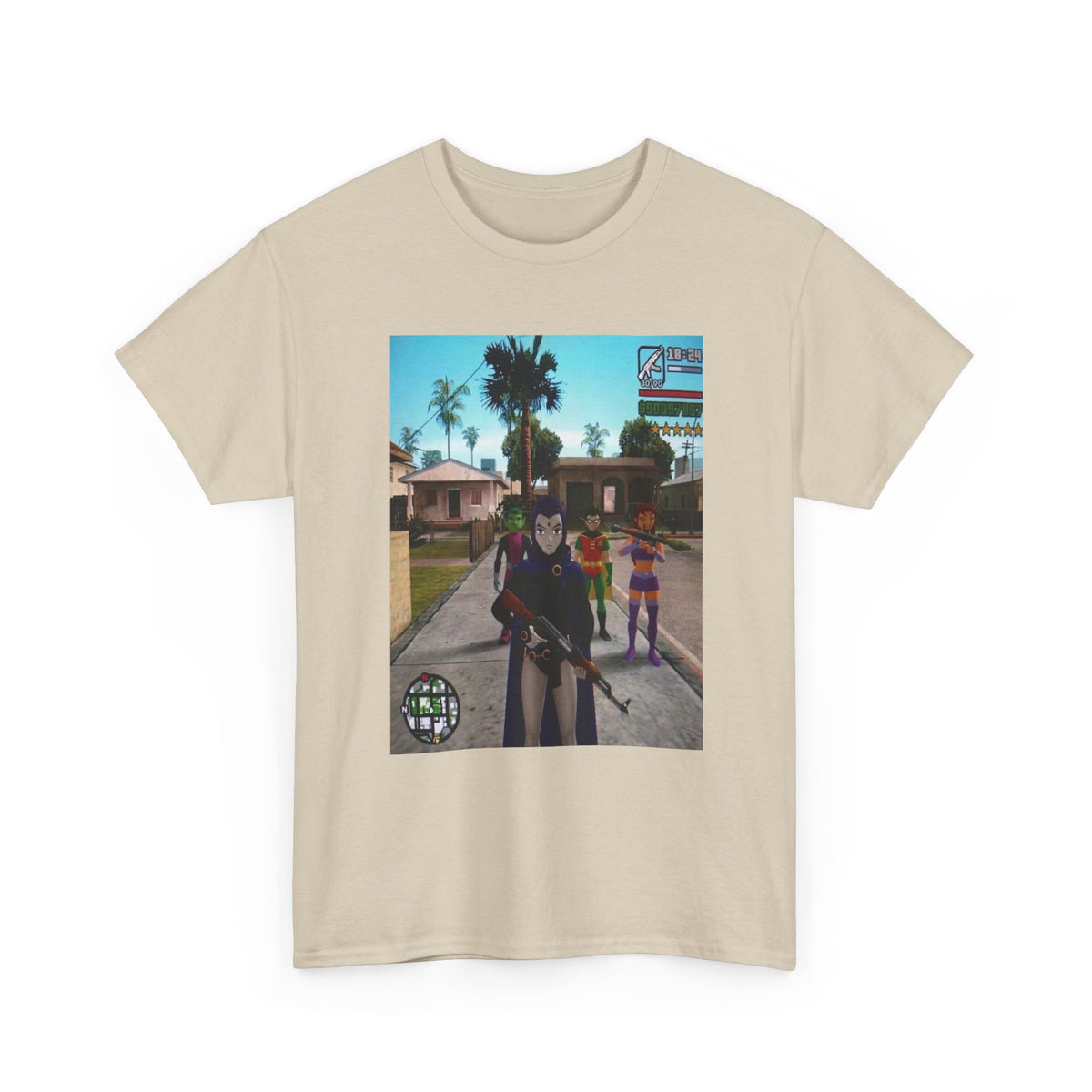 Teen Titans Grand Theft Auto Crossover Tee