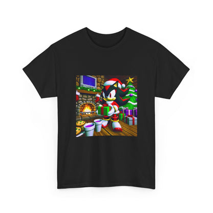Shadow The Hedgehog Christmas Drip Tee