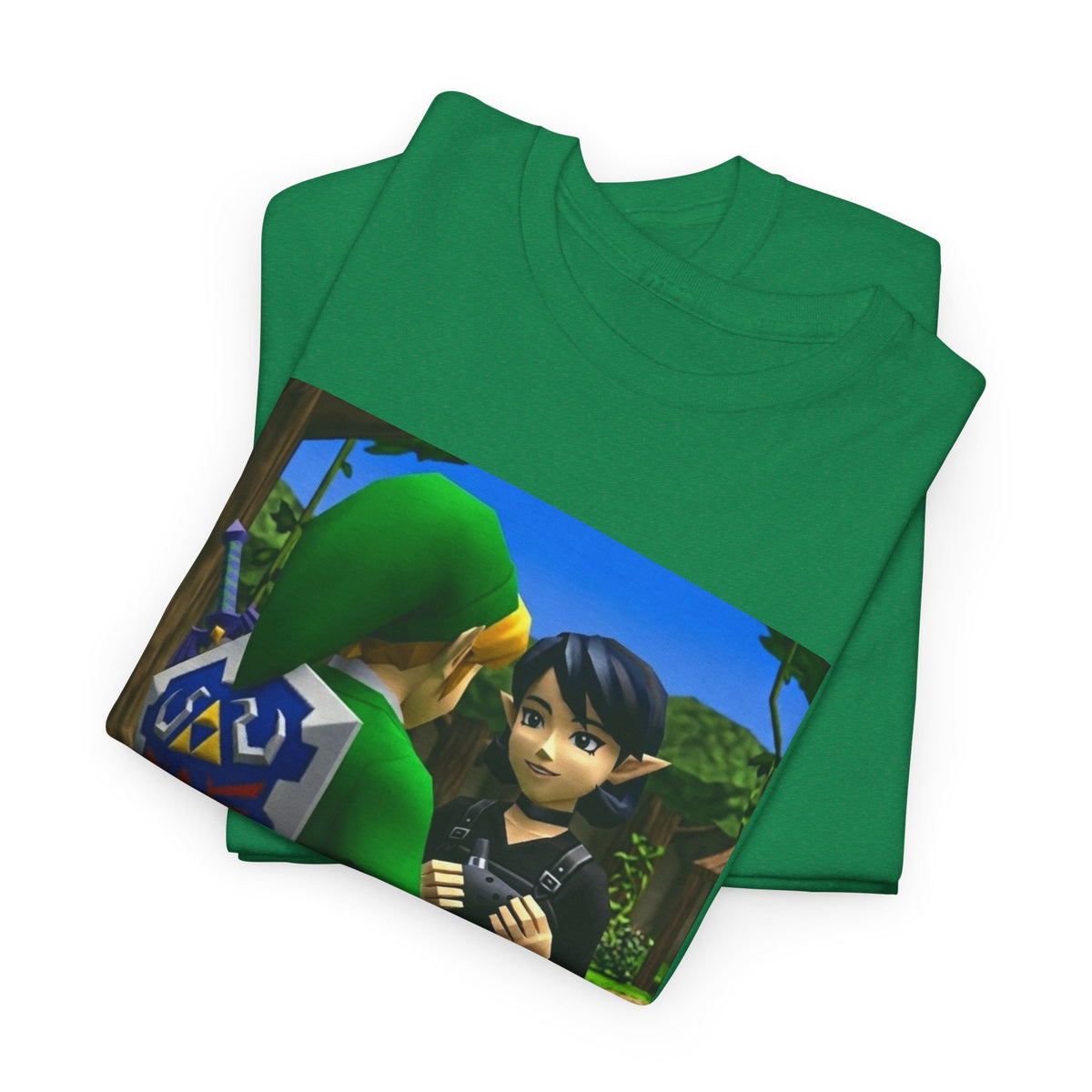 Link And Ocarina Girl Meeting