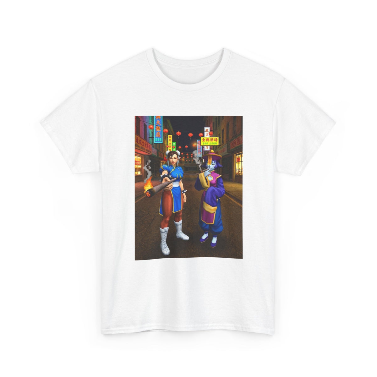 Chun-Li And Hsien-Ko Getting High In Chinatown