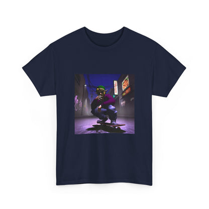 Skater Link Smoking In Neon Alley Tee (Design 8)