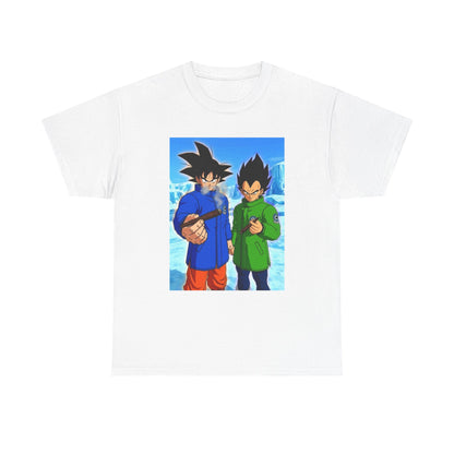 Goku and Vegeta Smoking in the Snow Tee
