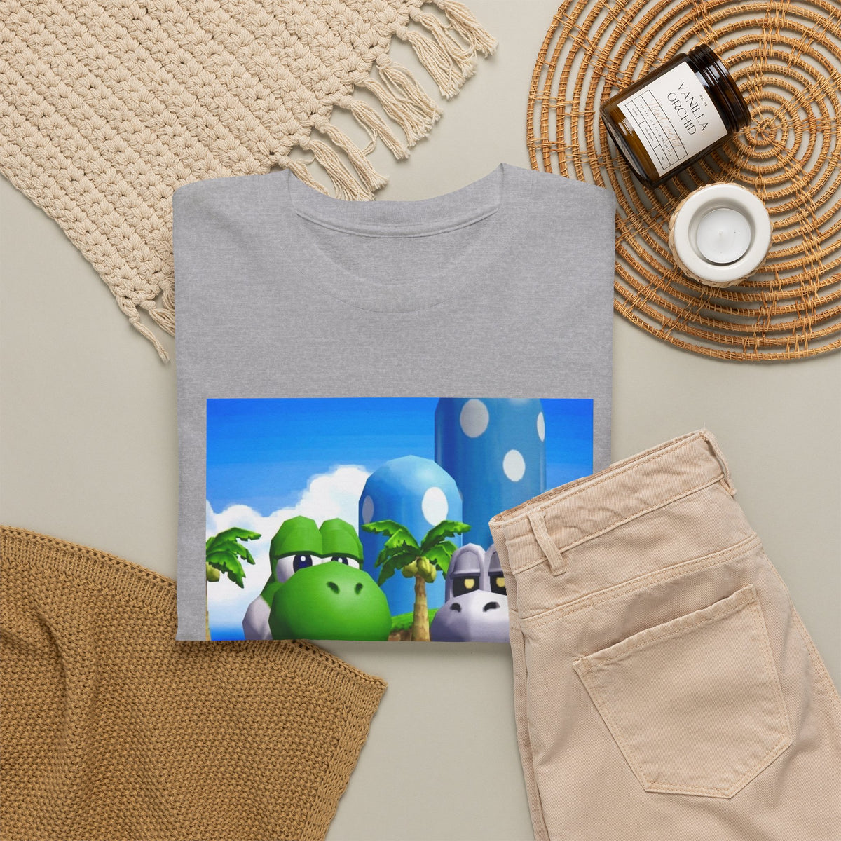 Yoshi And Dry Bones Flipping The Bird