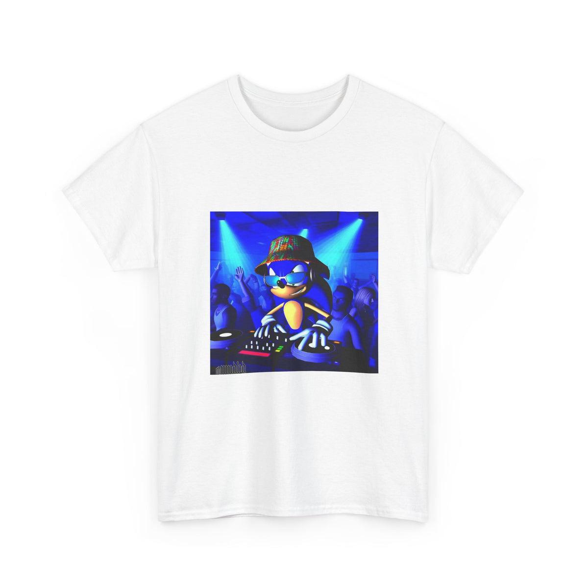 Sonic The Hedgehog DJing At The Club