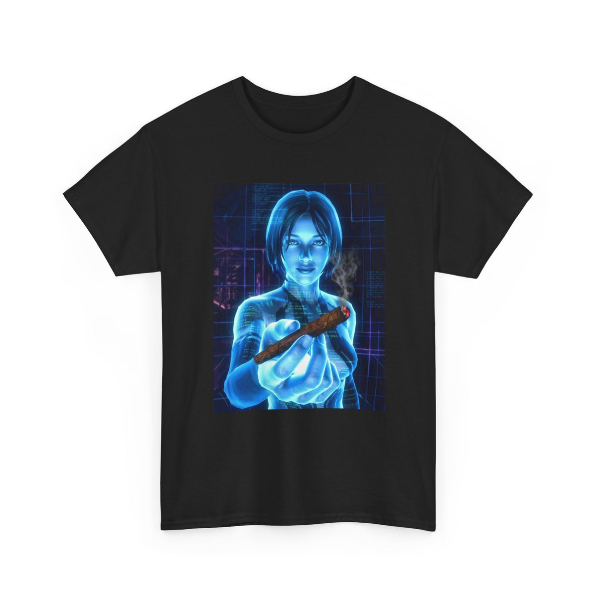 Holographic AI Offering You A Blunt Tee