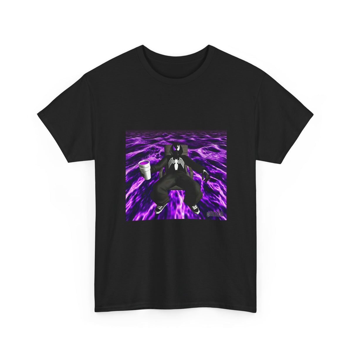 Black Spider-Man Chillin' With Lean Cup Tee