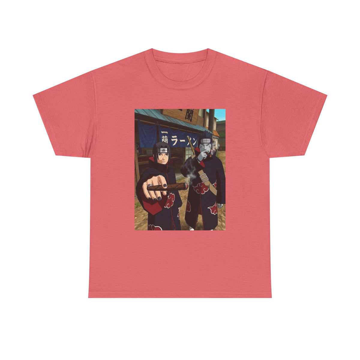 Itachi And Kisame Smoking Akatsuki Tee