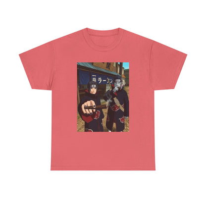 Itachi And Kisame Smoking Akatsuki Tee