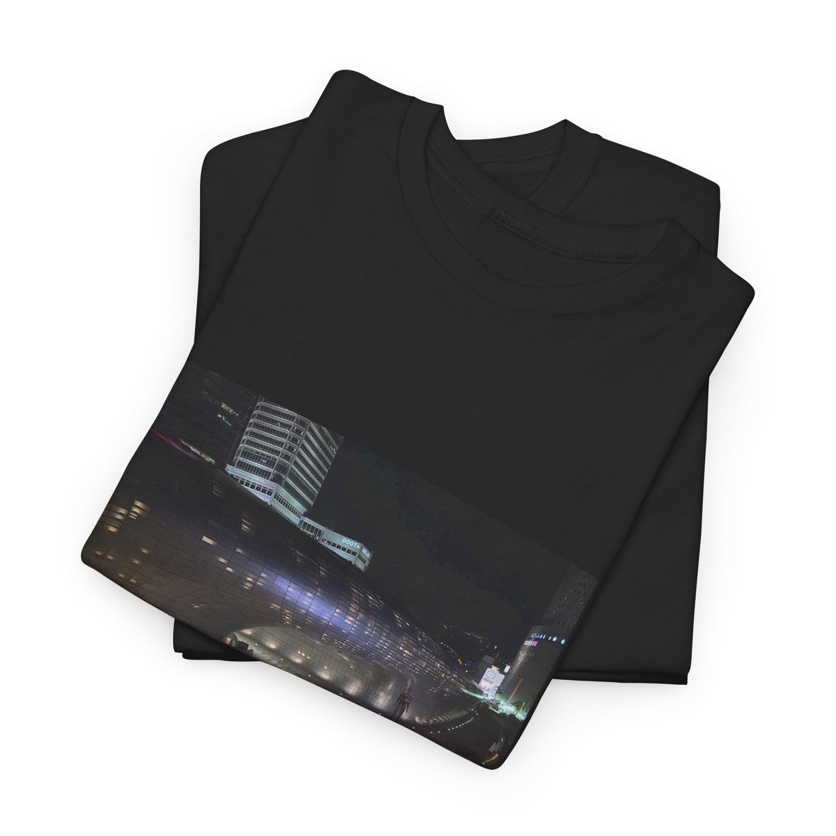 Space Station Floating Above Earth Tee