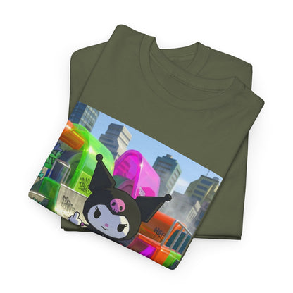 Skater Kuromi Giving The Finger Tee