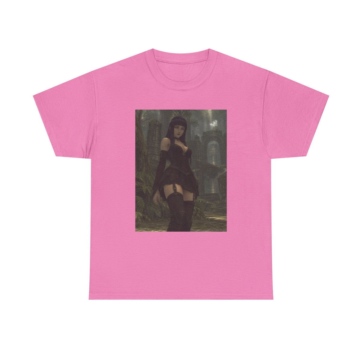 Gothic Byakugan Hinata In Ruined Forest
