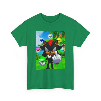 Shadow The Hedgehog Flipping The Bird Tee