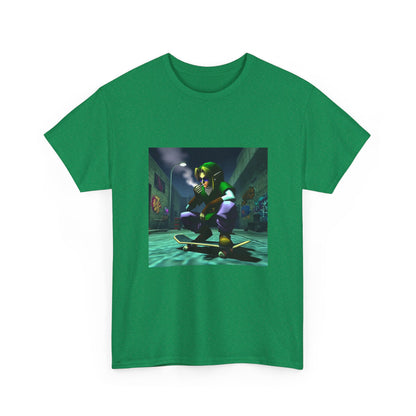 Skater Link Smoking In Dark Alley Tee
