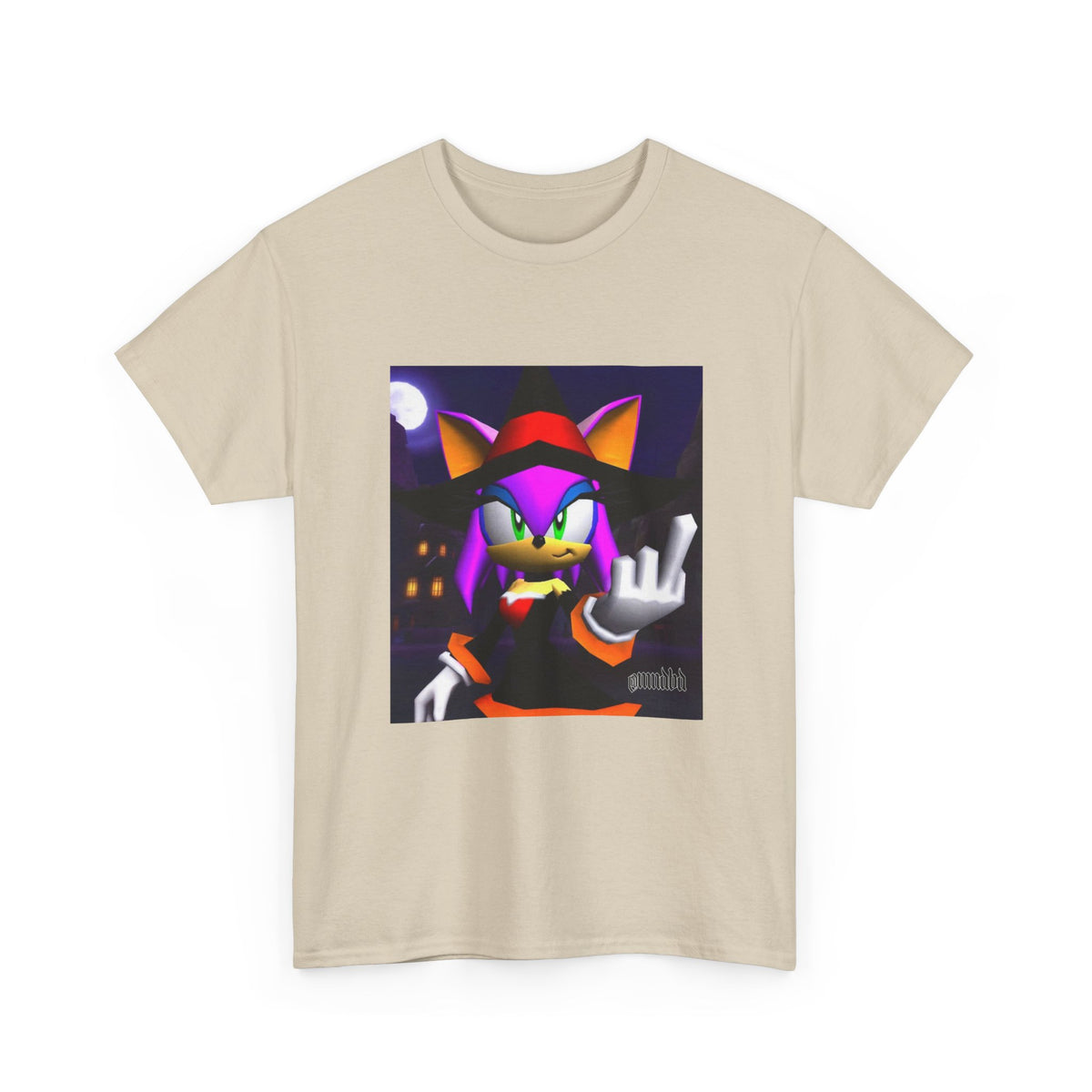 Witchy Sonic Character Giving Middle Finger