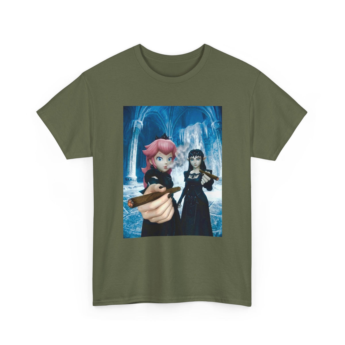 Gothic Princesses Puffing Cigars Tee