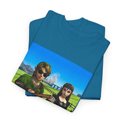 Link And Zelda Passing A Blunt Tee