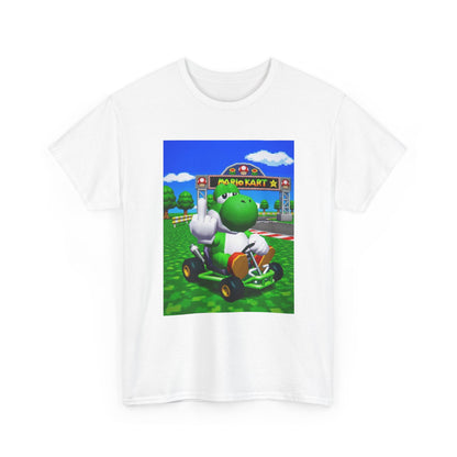 Yoshi Flipping Off In Mario Kart