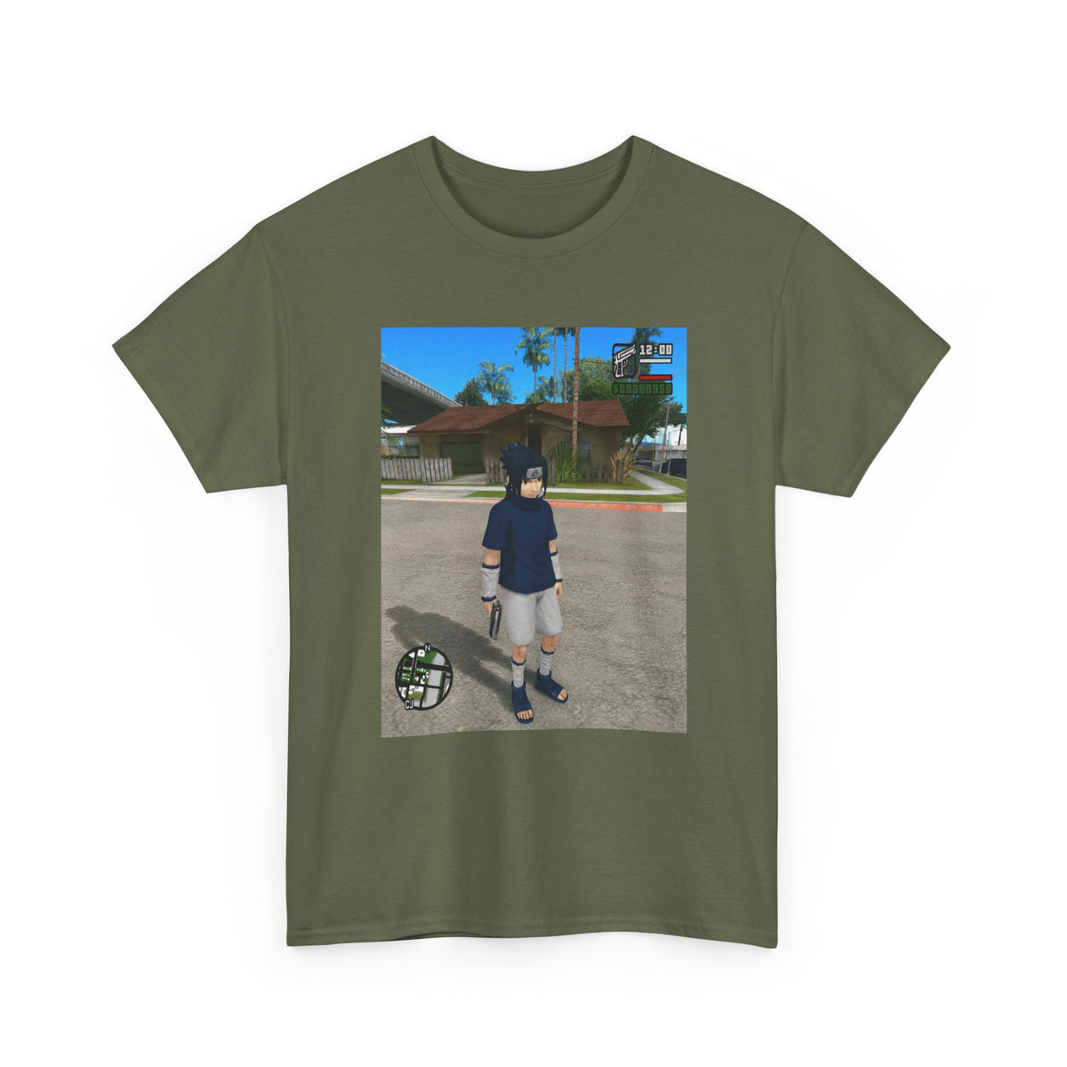 Sasuke Uchiha In San Andreas Tee