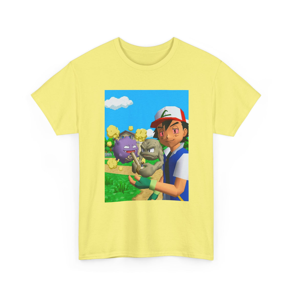 Ash, Geodude, Koffing Get High