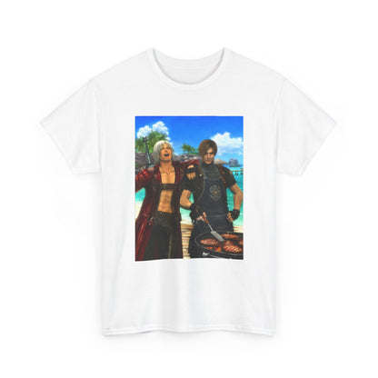 Dante and Leon Grilling Island Burgers Tee