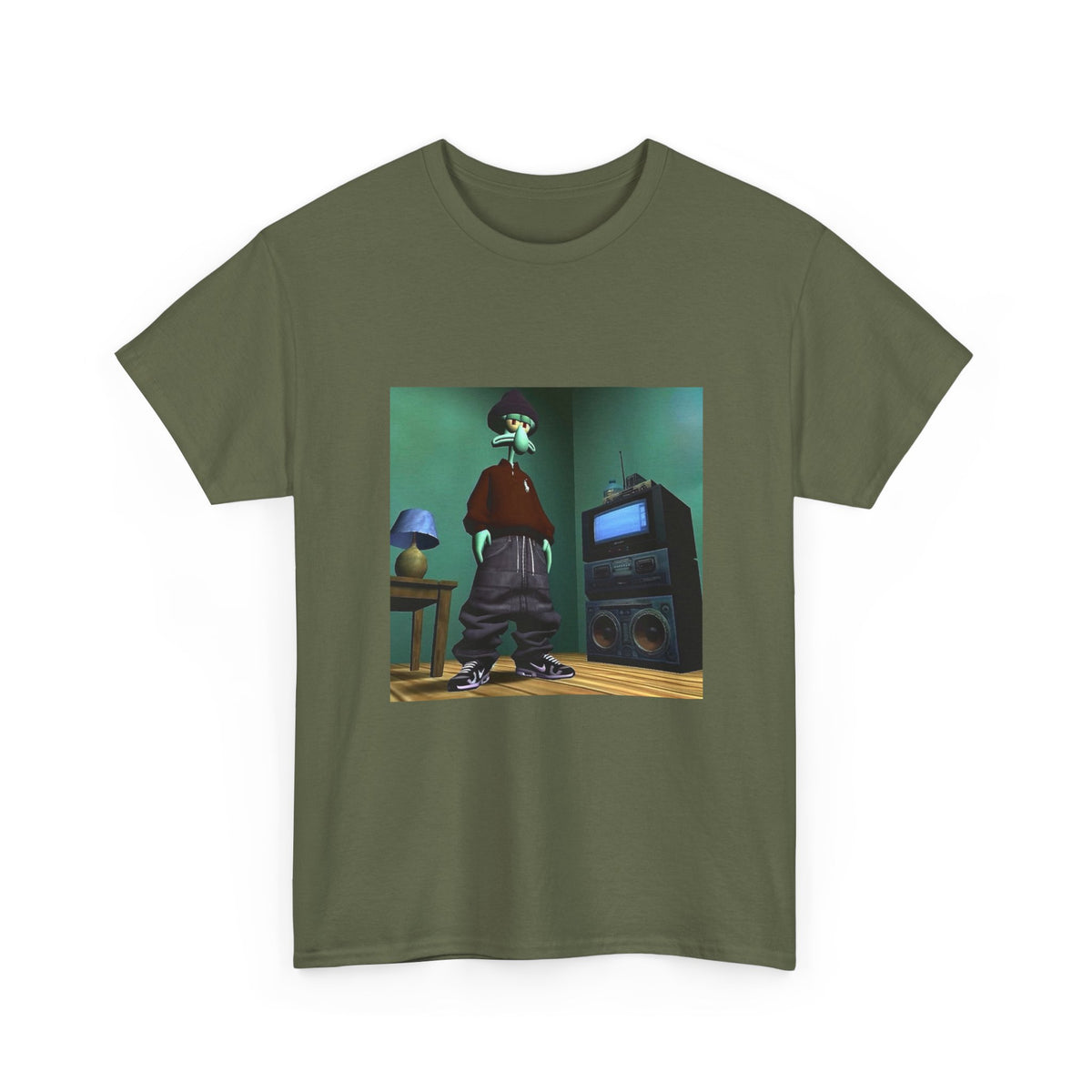 Squidward Drip In The Living Room