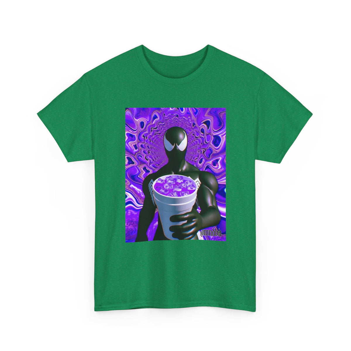 Venom Spider-Man Holding Purple Double Cup