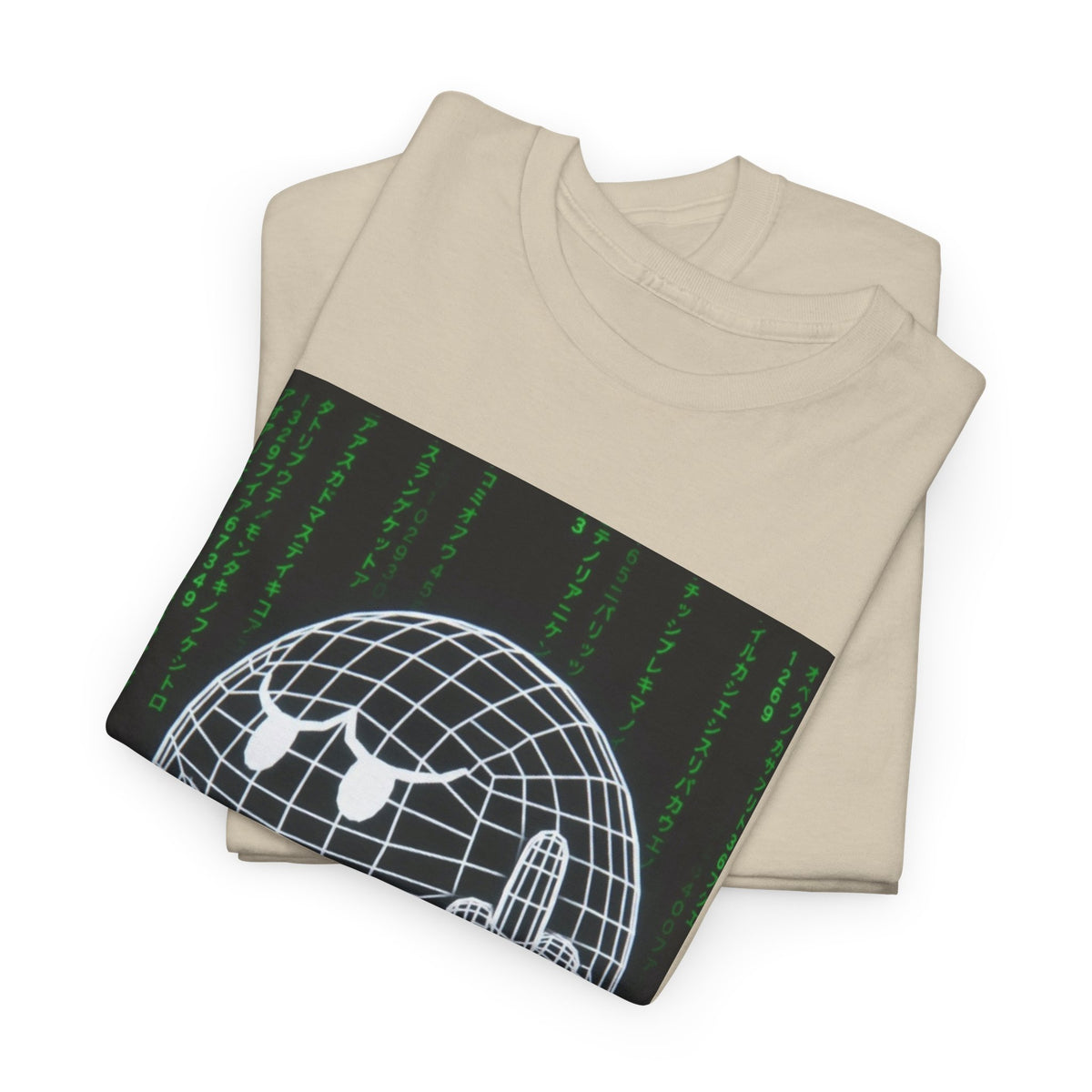 Wireframe Boo Giving The Finger Tee