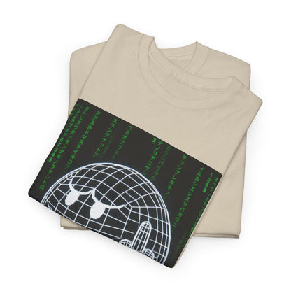 Wireframe Boo Giving The Finger Tee