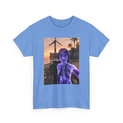 Cortana's Beach Sunset Selfie Tee
