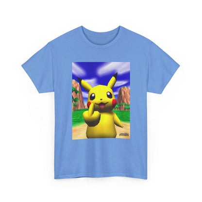 Pikachu Giving The Finger On An N64 Island