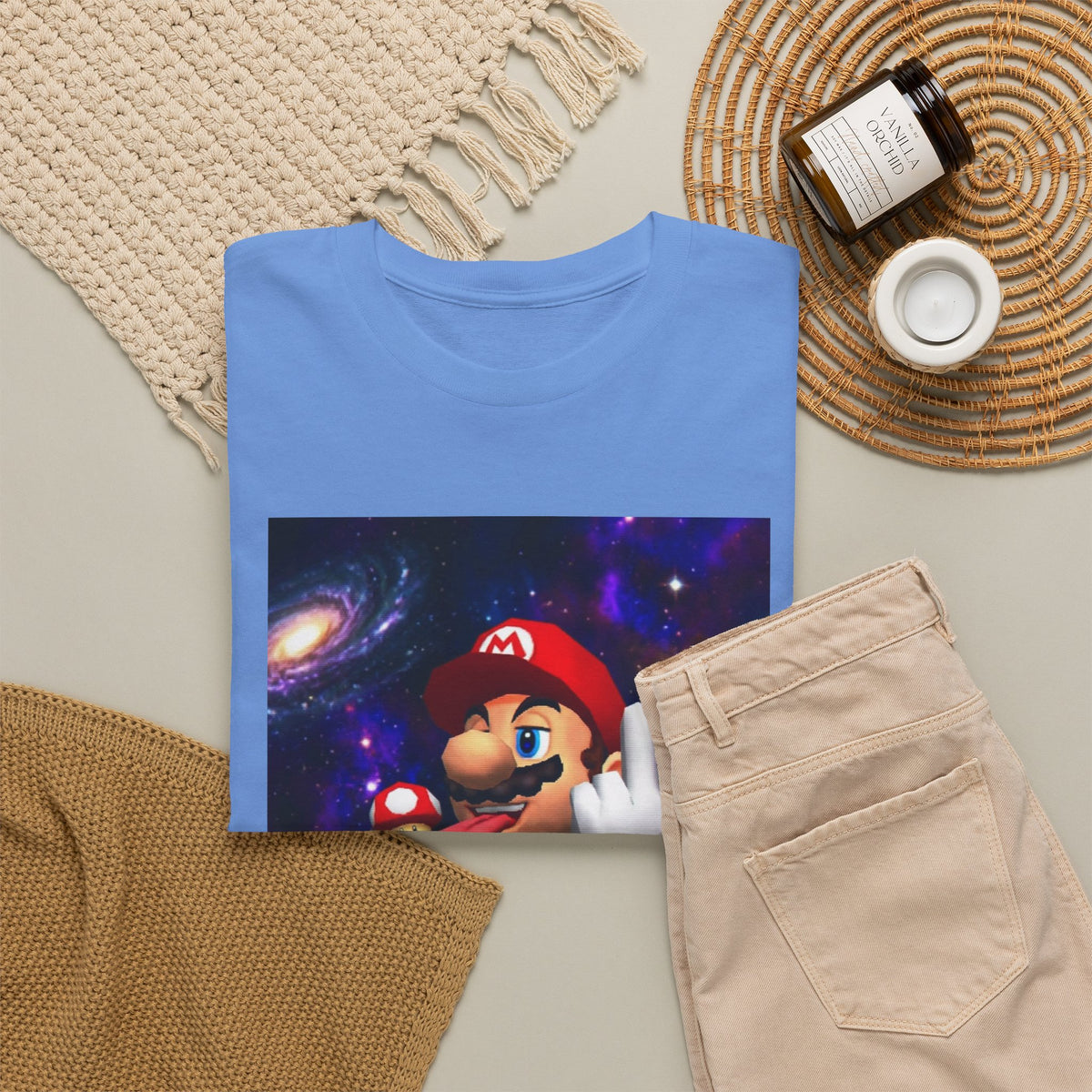 Mushroom-Tripping Plumber Gives The Finger Tee