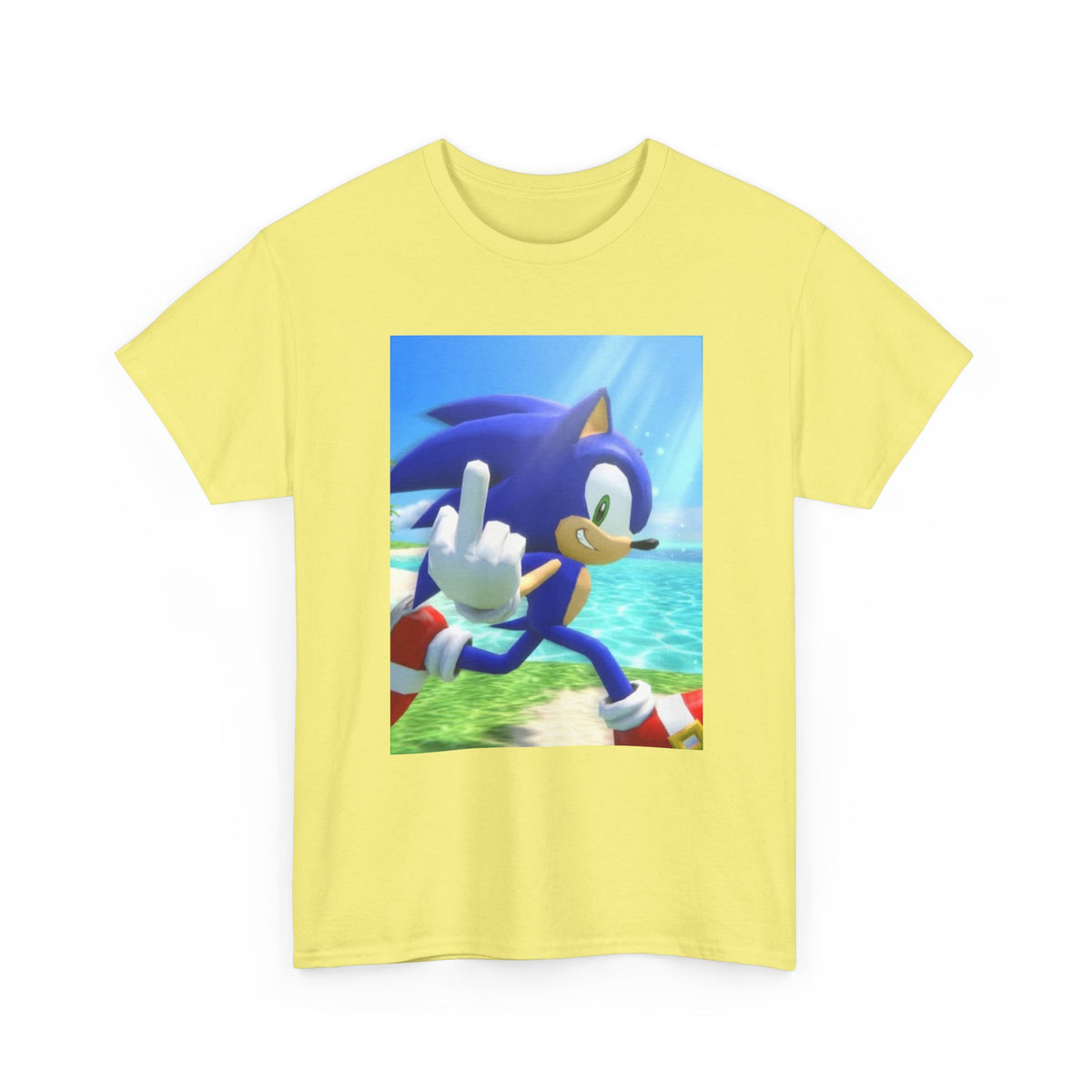 Sonic Gives The Finger Tropical Tee