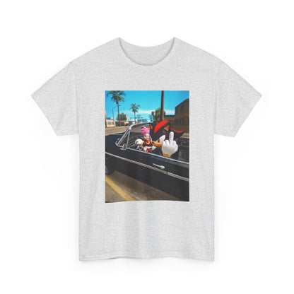 Shadow The Hedgehog Driving With Attitude Tee