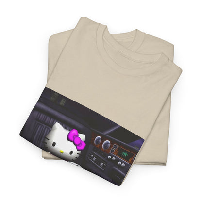Kitty Pouring Purple Drank In Car Tee