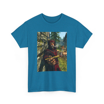 Khajiit Smoking Blunt In Skyrim Tee