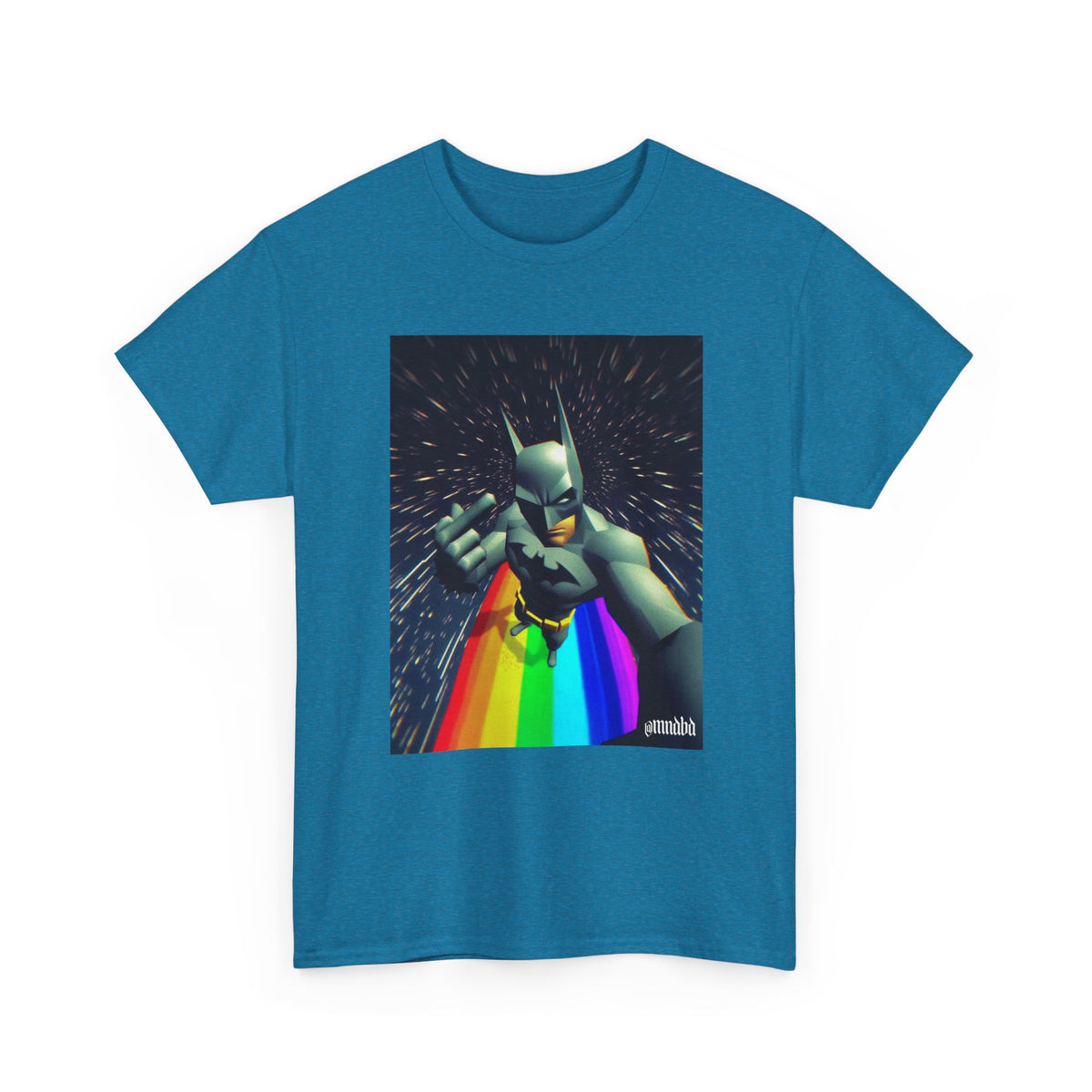 Batman Giving Finger On Rainbow Cape